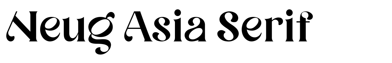 Neug Asia Serif
